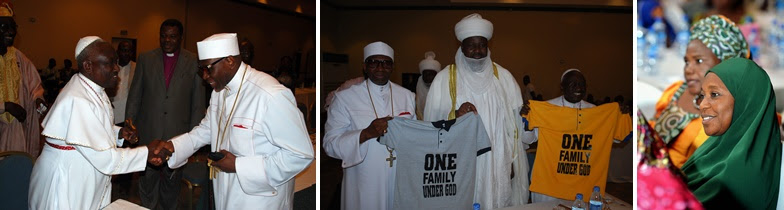 One Family under God Campaign Collage during Global Peace Leadership Conference Abuja, Nigeria