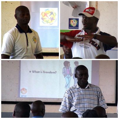 Top left: Peter Kin'gori, GPF Kenya program coordinator; top right: Mr. Popin Misoi, a rep. of Kenya Youth Empowerment; bottom: Arthur Wesonga, Director of Programmes, GPYC.