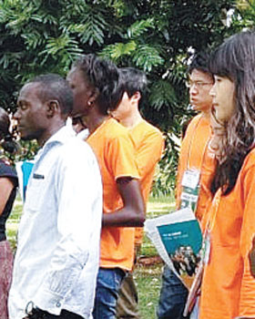 GPYC-Kenya and GPYC-Korea youth leadership exchange.