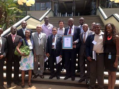 Global Peace Foundation Receives Commendation, Kenya