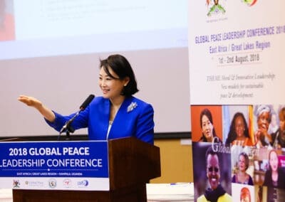 Dr. Junsook Moon, Chairwoman of the women's division of Global Peace Foundation