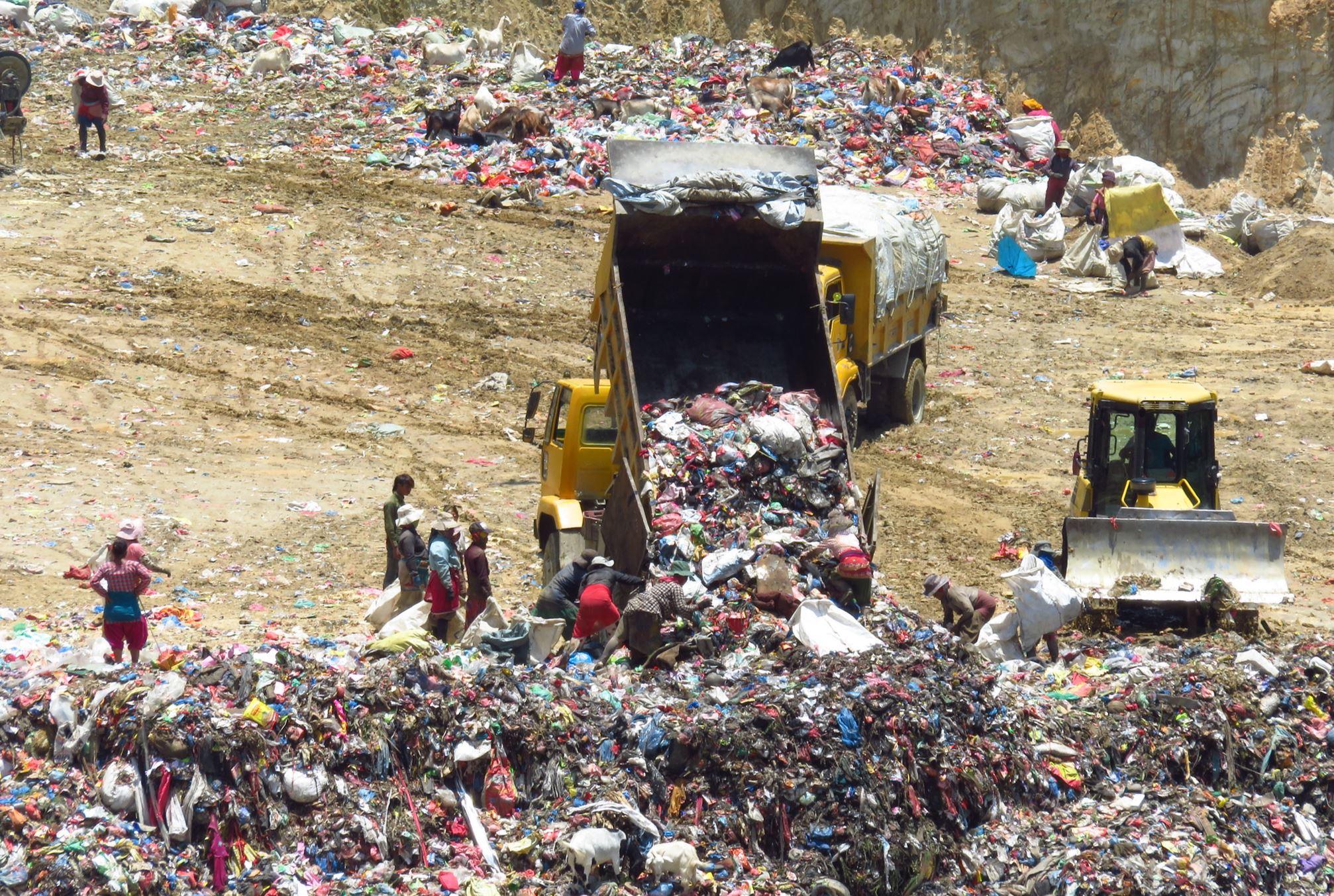 Landfill in Kathmandu
