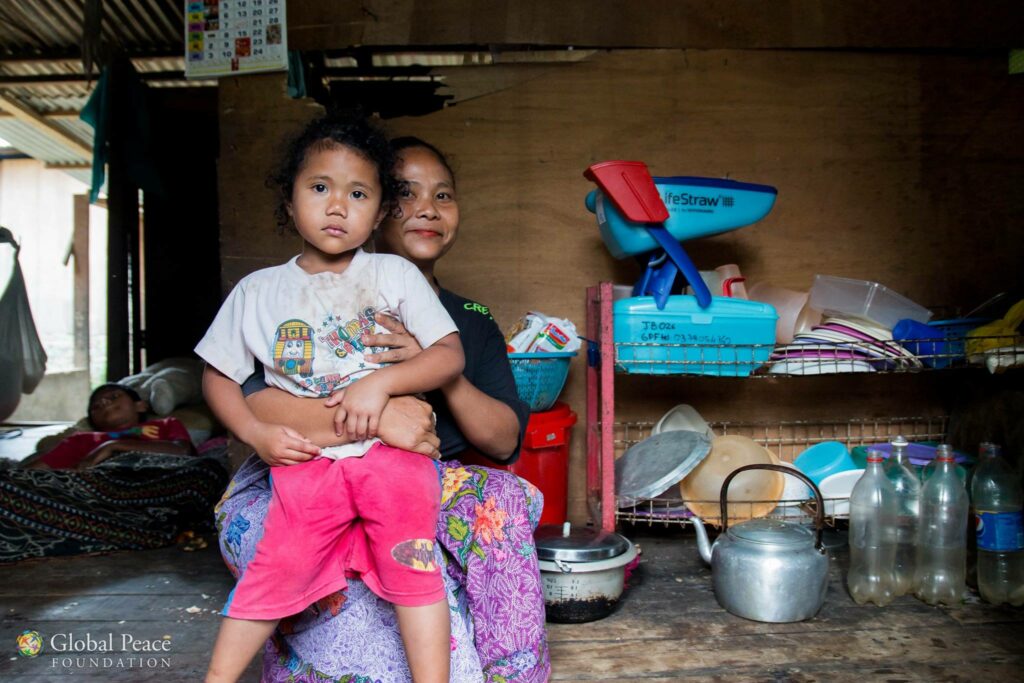 Hundreds of families now benefit from clean water provided by GPF Malaysia and partner Laneige
