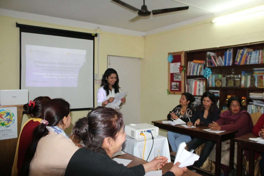 Women's Day Nepal Leadership Workshop