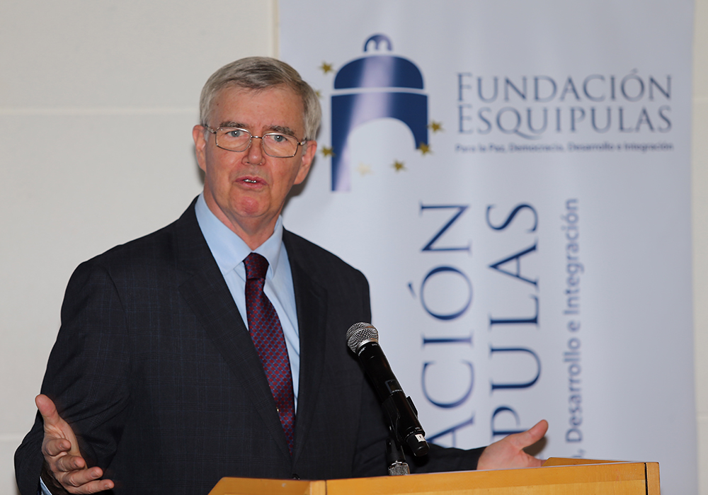 Jim Flynn, international President of Global Peace Foundation, at the Ronald Reagan building