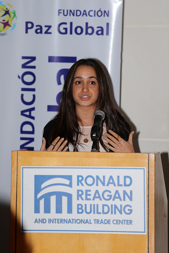 Gloriana Sojo, young social entrepreneur at George Washington University