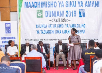 Mrs. Clara Makenya, a head of United Nations Environmental Programme – UNEP, explains how climate change affects all sector of life