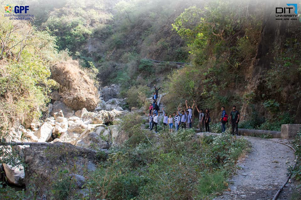 DIT Hikes Shikhar Falls