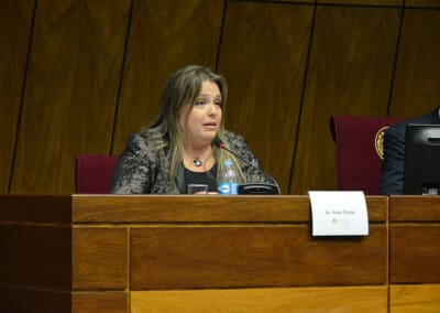 Lic. Sonia Brucke, Technical Director of the Legislative Commission