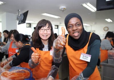 GPW Service Project Makes Kimchi