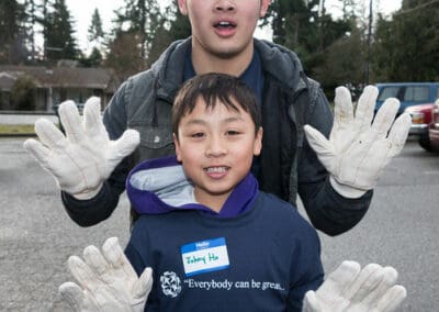 Volunteers of All Ages Serve on MLK Day