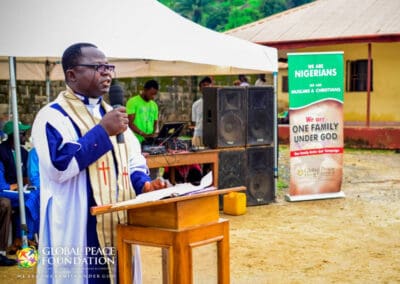 Pastor at the International Day of Peace