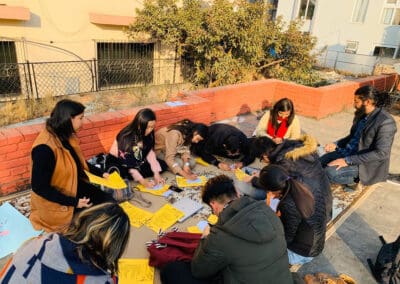 Participants Sketching