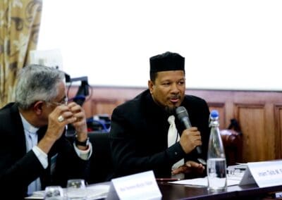 Most Reverend Murphy Pakiam and Imam Talib M. Shareef