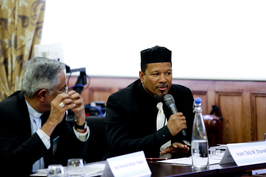 Most Reverend Murphy Pakiam and Imam Talib M. Shareef