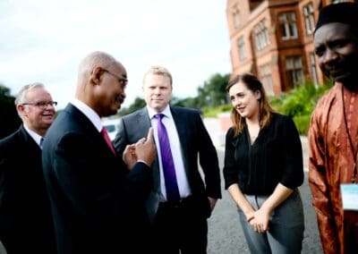 HE Karume with Jr Ministers Ross and Fearon