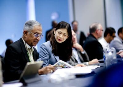 Most Reverend Murphy Pakiam and Dr Soon Ok Kang