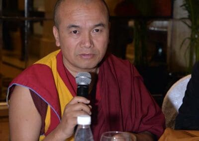 Geshe Dorji Damdul, Round Table Discussion, India 2015