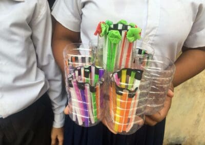 Student Artwork Out Of Recycled Material
