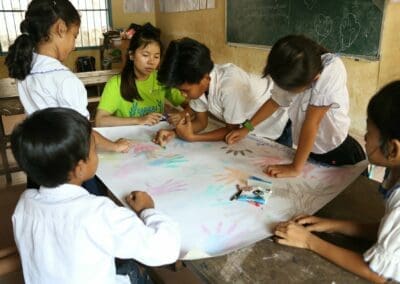 Students Create Picture Together