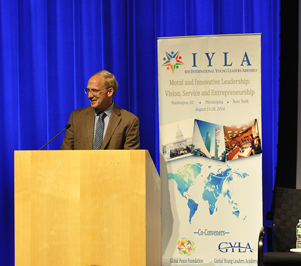 David Caprara, Global Peace Foundation at IYLA 2014