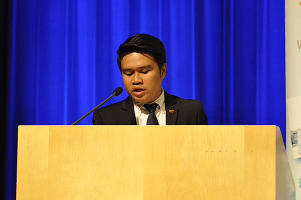 Leonard Faustino, Global Peace Youth Philippines at IYLA 2014