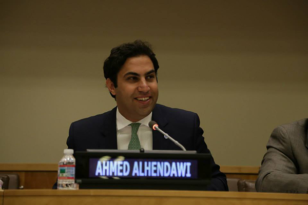 Ahmed Alhendawi, UN Secretary General's Special Youth Envoy at IYLA 2014.