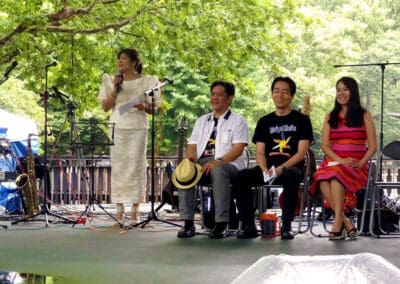 Ms. Noemi Ogura at opening of Global Peace Foundation Festival in Japan.