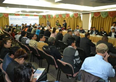 Dr. Hyun Jin Moon Greets Speakers