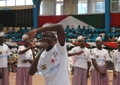 Kenyan youth celebrate at Festival