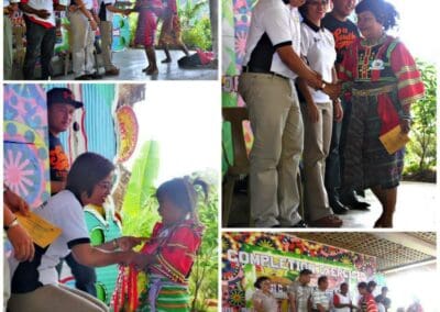 Distribution of certificates at award ceremony