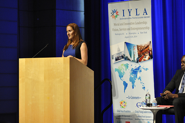 Sarah Mintz, World Bank Forum at IYLA 2014.