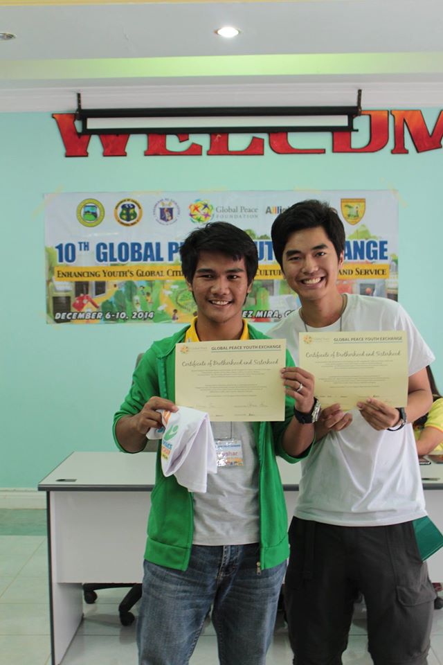 Japanese-American and Filipino brotherhood at Cagayan State University