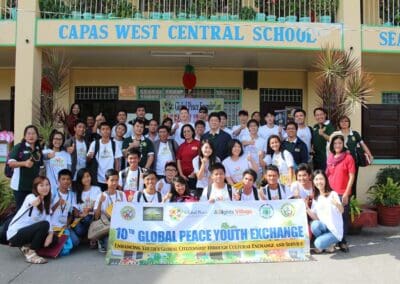 GPYE Volunteers visit Capas West Central School