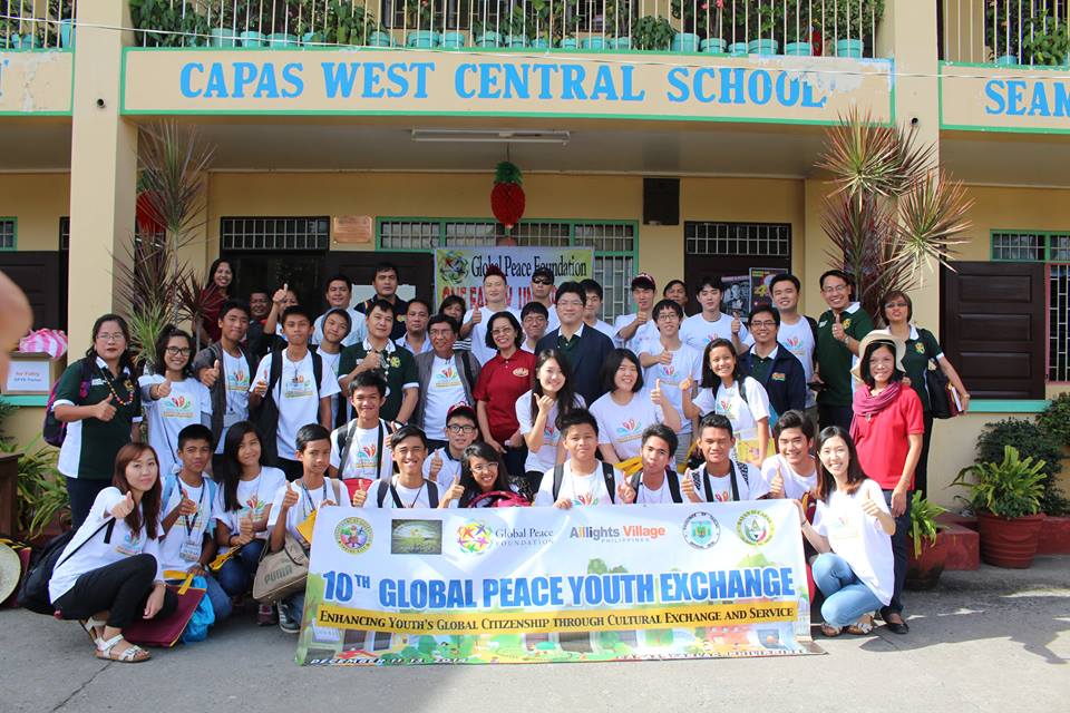 GPYE Volunteers visit Capas West Central School