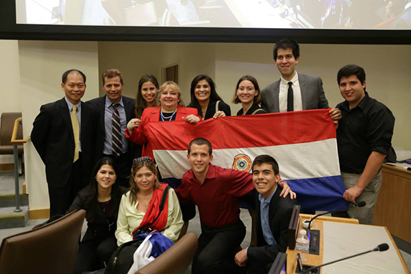 Paraguay delegation at United Nations at IYLA 2014.