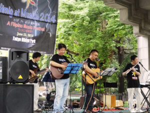 Musicians at Filipino Music Festival hosted by Global Peace Foundation Japan.