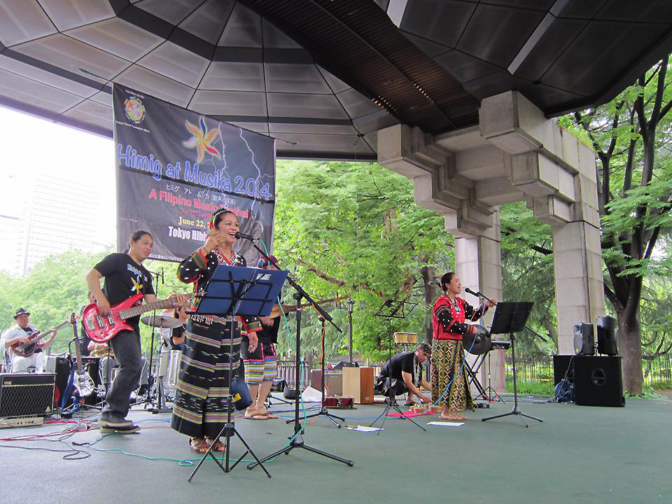 LUMAD Japan perform Filipino Music Festival hosted by Global Peace Foundation Japan.