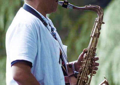Cesar Sison at Global Peace Foundation Japan Filipino Music Festival.