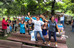 Audience dance at Global Peace Foundation Japan "Himig at Musika" Festival.