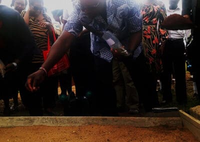 Mr. Henry Ndede, UNEP Country Coordinator honors Nelson Mandela Day.