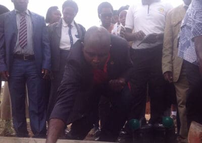 Mr. Daniel Juma Omondi, Global Peace Foundation Kenya on Nelson Mandela Day.