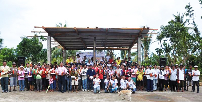 Global Peace Foundation with All-Lights Community and GYE participants in Palompan