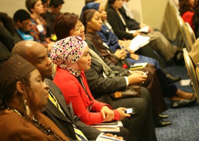 Women from all over the world gather together to attend the Global Peace Women session titled, “Women’s Leadership in Building a Global Culture of Peace,” during 2012 Global Peace Convention in Atlanta, United States.