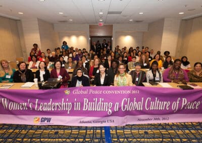 “Women’s Leadership in Building a Global Culture of Peace” session during the Global Peace Convention 2012 Atlanta brought together all sectors to examine ways to empower women in their roles in various sectors of society.