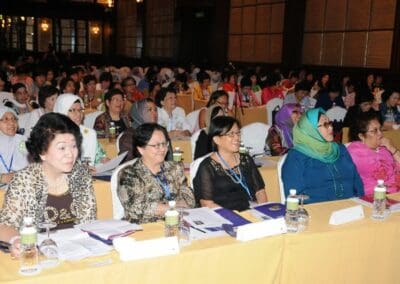 Women leaders from around South East Asia, including Dr. Nona Ricafort, Commissioner of Higher Education from the Philippines attend the Global Peace Women Launch in Malaysia.