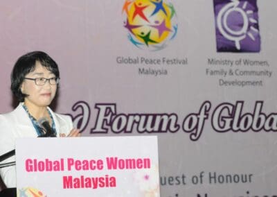 Mrs. Shin Sook Kim, Secretary-General of Global Peace Women shares the vision of Global Peace Women.
