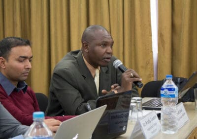 Mr. Japheth Ouda speaks at APPDSA 2015 event.