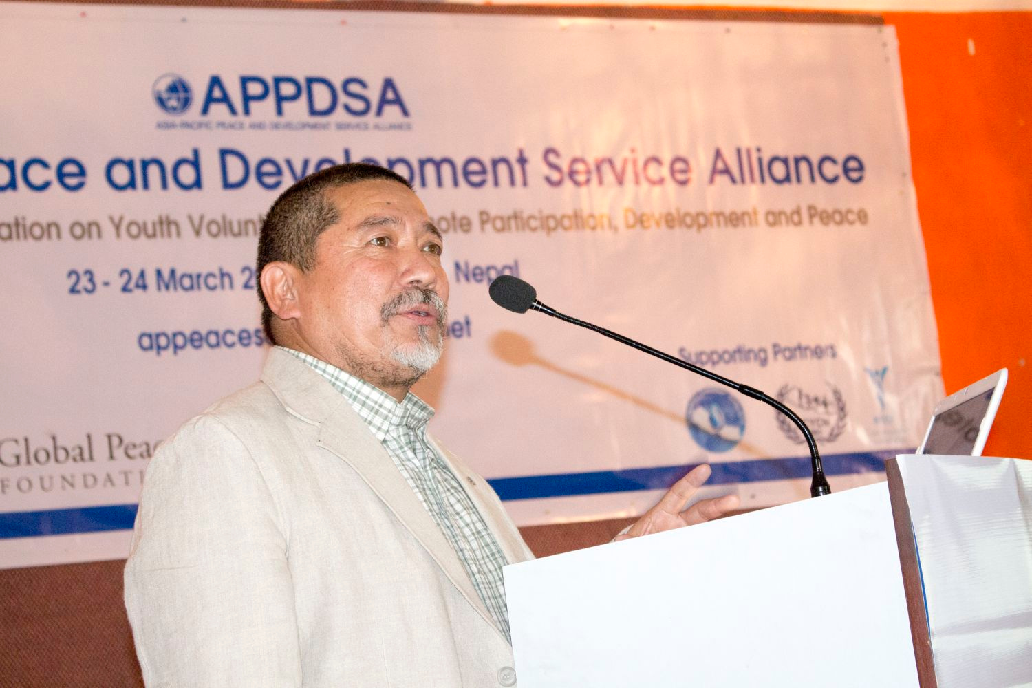 Mr. Megh Ale at APPDSA 2015 event
