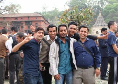 Participants at Bagmati Clean Up Project 2015